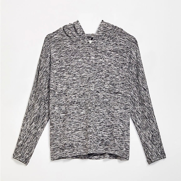 NWT Lou & Grey Marled Jersey Hoodie SOFT XS - Picture 1 of 10